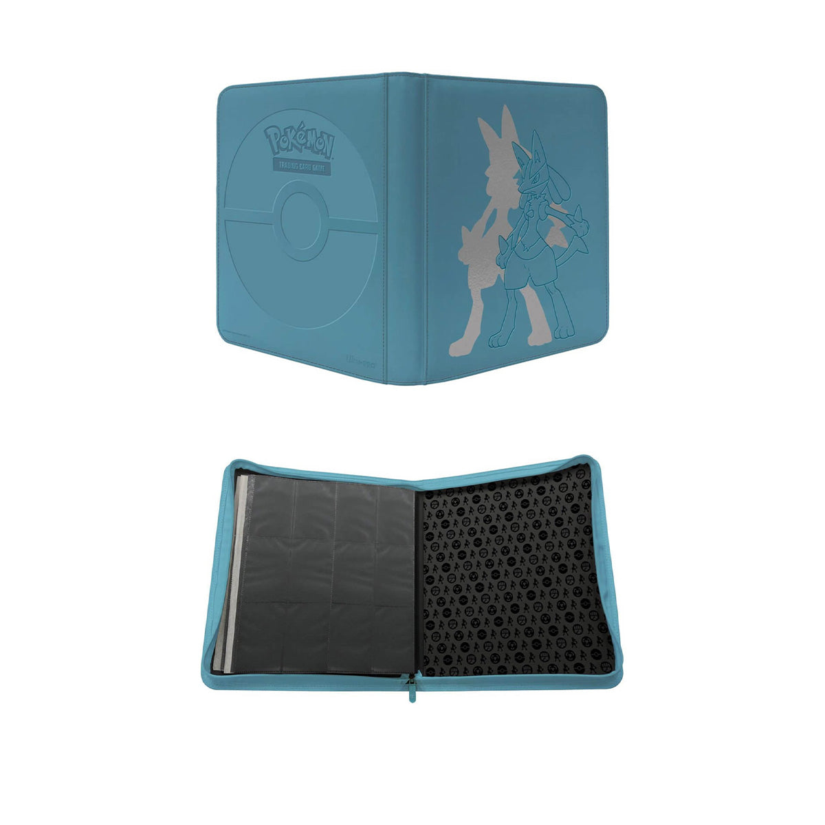 ULTRA PRO Pokemon - 12PKT- Zippered PRO Binder- Elite Series Lucario