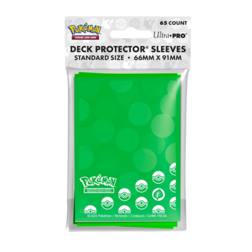 Ultra Pro Pokemon TCG Energy 65ct Deck Protector Sleeves Grass Type