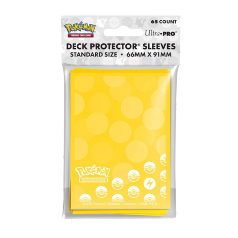 Ultra Pro Pokemon TCG Energy 65ct Deck Protector Sleeves Lightning Type