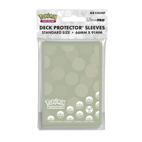 Ultra Pro Pokemon TCG Energy 65ct Deck Protector Sleeves Metal Type