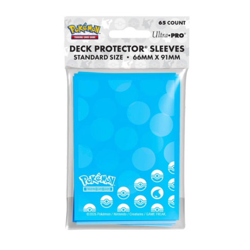 Ultra Pro Pokemon TCG Energy 65ct Deck Protector Sleeves Water Type