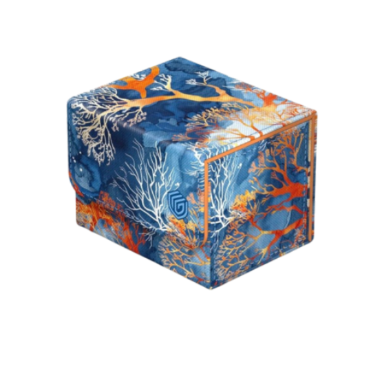 Ultimate Guard Sidewinder 100+ Xenoskin Deck Box - 2025 Exclusive Coral Places - Fiery Reef