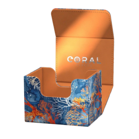 Ultimate Guard Sidewinder 100+ Xenoskin Deck Box - 2025 Exclusive Coral Places - Fiery Reef