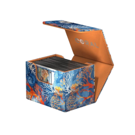 Ultimate Guard Sidewinder 100+ Xenoskin Deck Box - 2025 Exclusive Coral Places - Fiery Reef