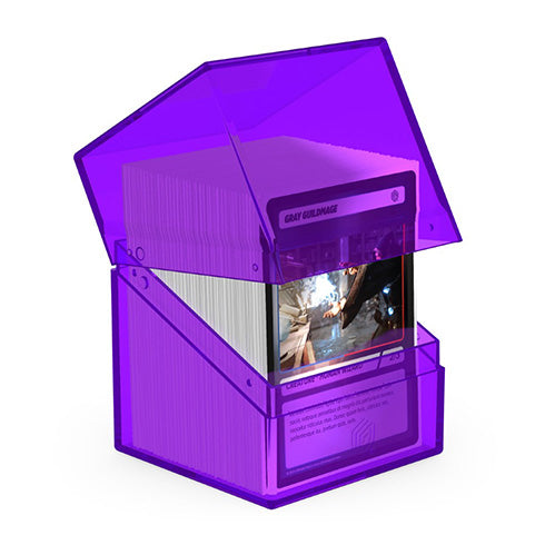 Ultimate Guard Boulder 100+ Clear Amethyst Deck Box