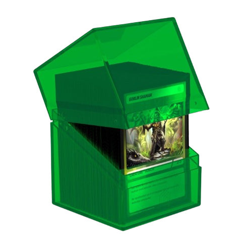 Ultimate Guard Boulder 100+ Clear Emerald Deck Box