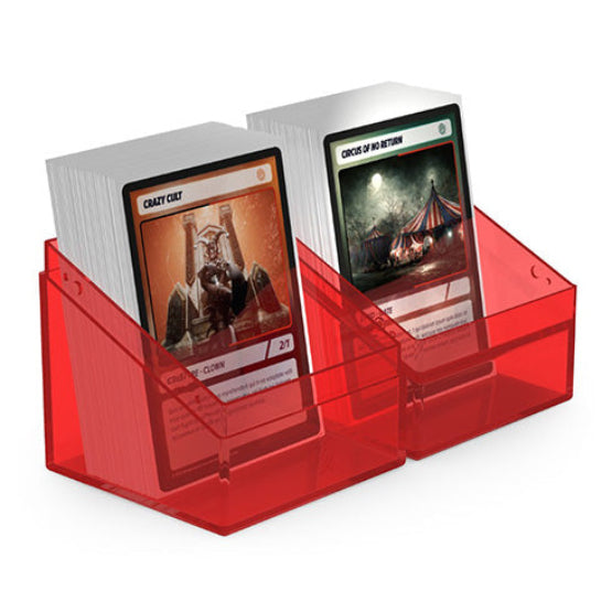 Ultimate Guard Boulder 100+ Clear Ruby Deck Box