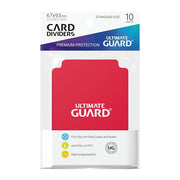 Ultimate Guard Card Dividers Standard Size Red 10ct