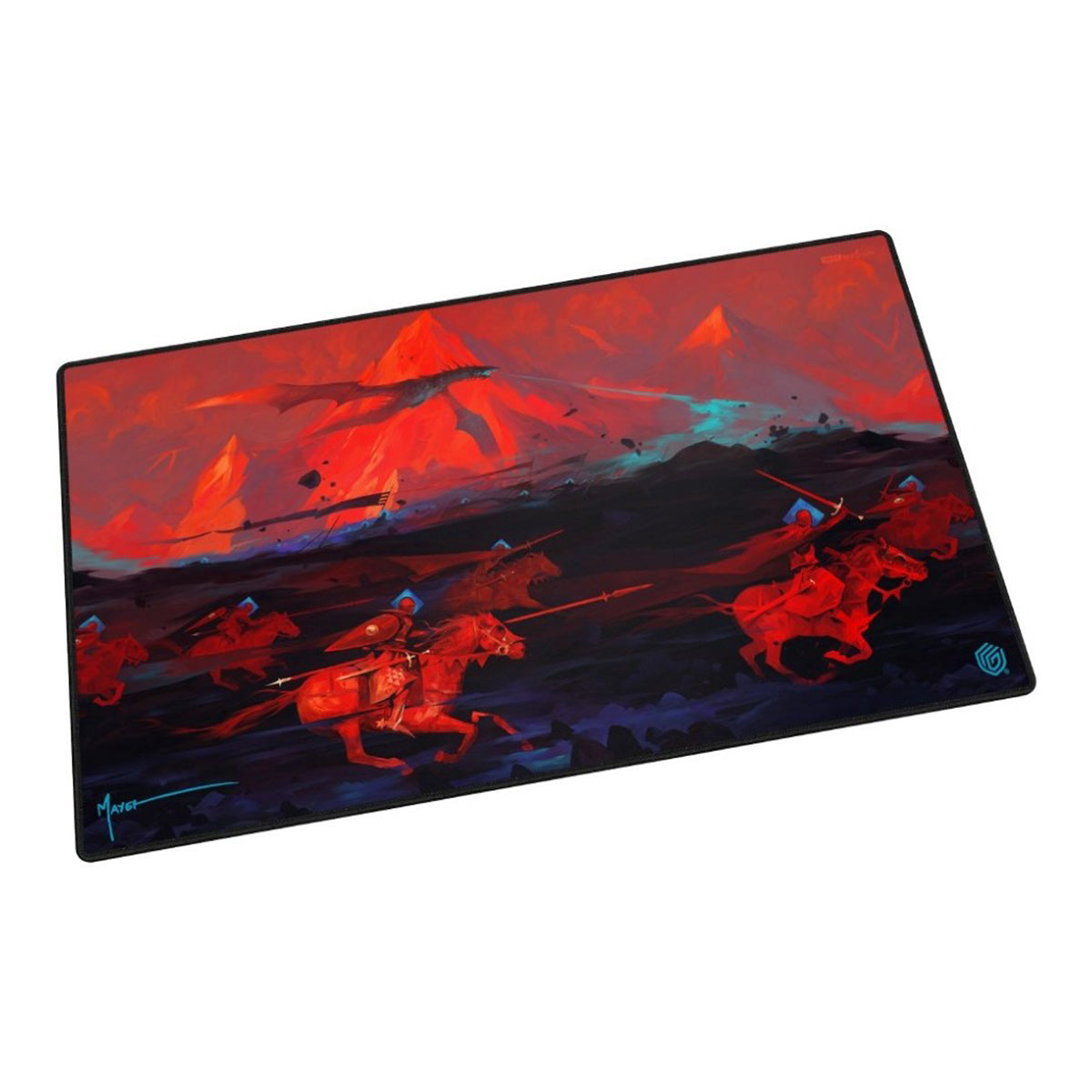 Ultimate Guard Playmat 2024 Exclusive Dominik Mayer Crowned With Fire