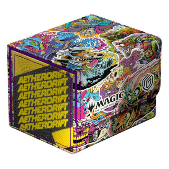 Ultimate Guard Sidewinder 100+ XenoSkin Deck Box - MTG Aetherdrift - Revved-Up Racers