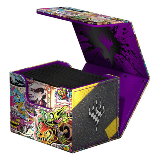 Ultimate Guard Sidewinder 100+ XenoSkin Deck Box - MTG Aetherdrift - Revved-Up Racers
