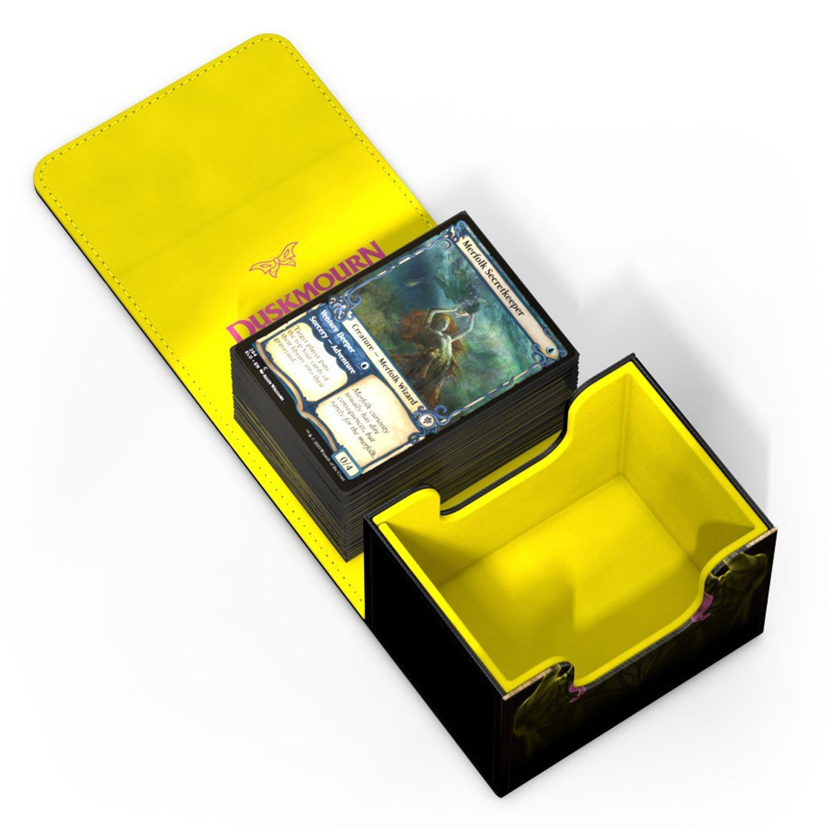 Ultimate Guard Sidewinder 100+ XenoSkin Deck Box - MTG Duskmourn - Valgavoth’s Seneschal