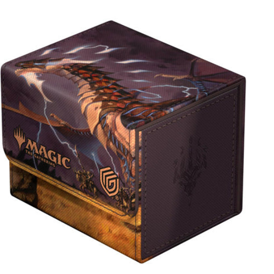Ultimate Guard Sidewinder 100+ XenoSkin Deck Box - Magic MTG Tarkir Dragonstorm - Ghostfire Neriv, Heart of the Storm