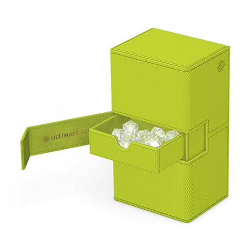Ultimate Guard Twin Flip'n'Tray Deck Case 200+ XenoSkin Deck Box 2025 Summer Edition Lime