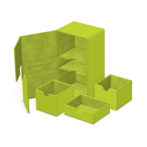Ultimate Guard Twin Flip'n'Tray Deck Case 200+ XenoSkin Deck Box 2025 Summer Edition Lime
