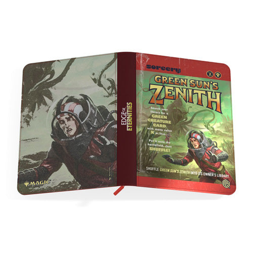 Ultimate Guard Zipfolio 360 XenoSkin Binder - Magic MTG Edge of Eternities - Green Sun's Zenith