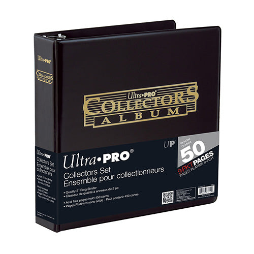 Ultra Pro 2" Collectors Set - Ring Binder with 50 Platinum Pages