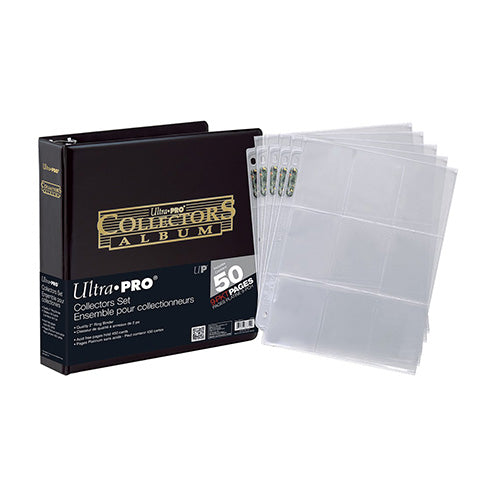 Ultra Pro 2" Collectors Set - Ring Binder with 50 Platinum Pages
