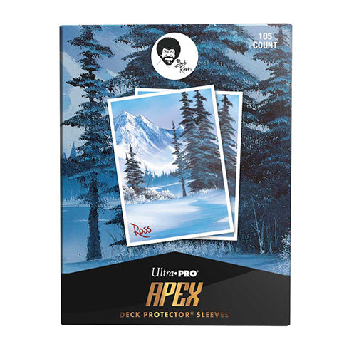 Ultra Pro Bob Ross Winter Paradise 105ct APEX Deck Protector Sleeves
