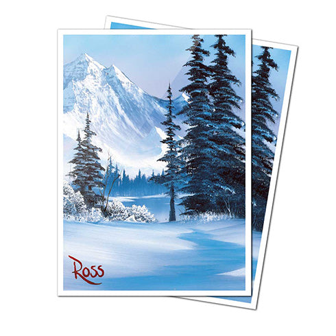 Ultra Pro Bob Ross Winter Paradise 105ct APEX Deck Protector Sleeves