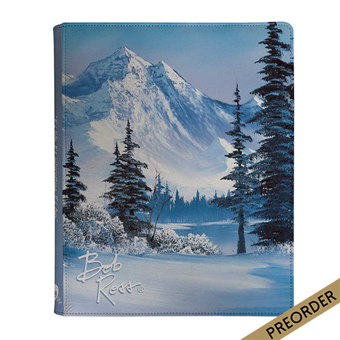 Ultra Pro Bob Ross Winter Paradise 9PKT Zippered Pro Binder