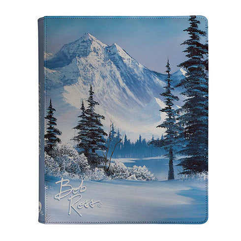 Ultra Pro Bob Ross Winter Paradise 9PKT Zippered Pro Binder
