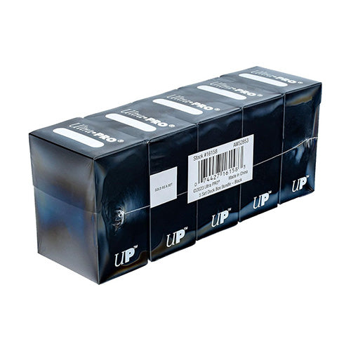 Ultra Pro Deck Box Bundle Black 5 Pack
