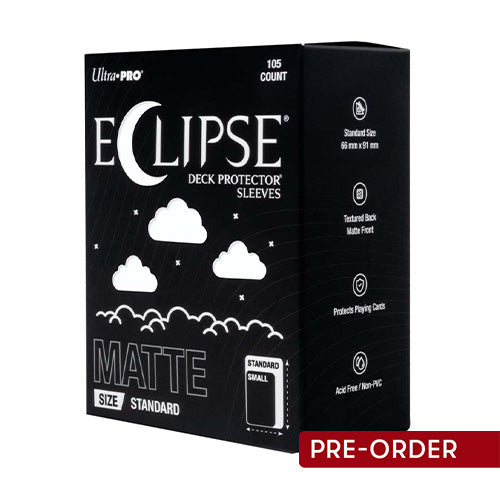 Ultra Pro ECLIPSE Matte Standard Arctic White Sleeves 105ct