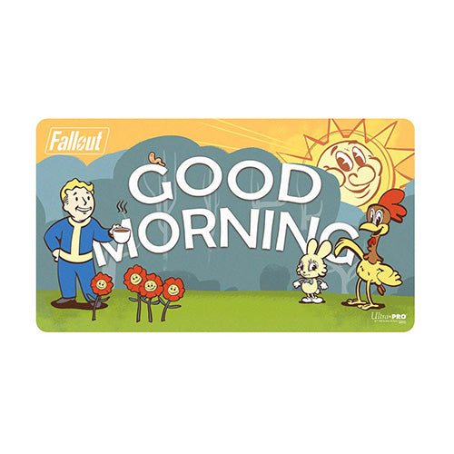 Ultra Pro Fallout Vault Boy Good Morning/Good Evening Double-Sided Playmat