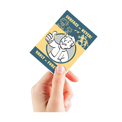 Ultra Pro Fallout Vault Boy Surface-Never! Vault-Forever! 105ct Apex Deck Protector Sleeves