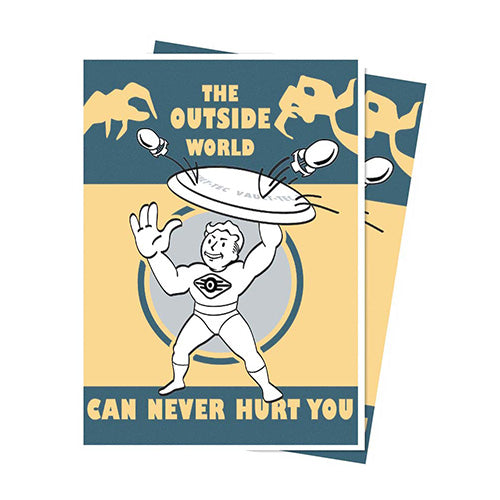 Ultra Pro Fallout Vault Boy The Outside World 105ct Apex Deck Protector Sleeves