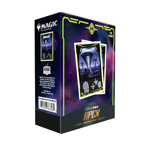 Ultra Pro Magic MTG Edge of Eternities 105ct Apex Deck Protector Sleeves Black Mythic