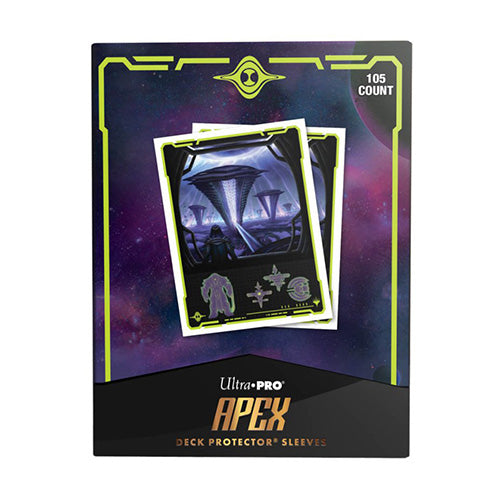 Ultra Pro Magic MTG Edge of Eternities 105ct Apex Deck Protector Sleeves Black Mythic