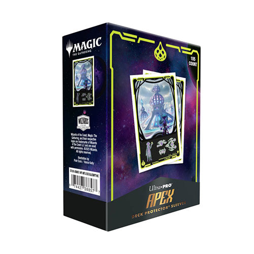 Ultra Pro Magic MTG Edge of Eternities 105ct Apex Deck Protector Sleeves Blue Mythic