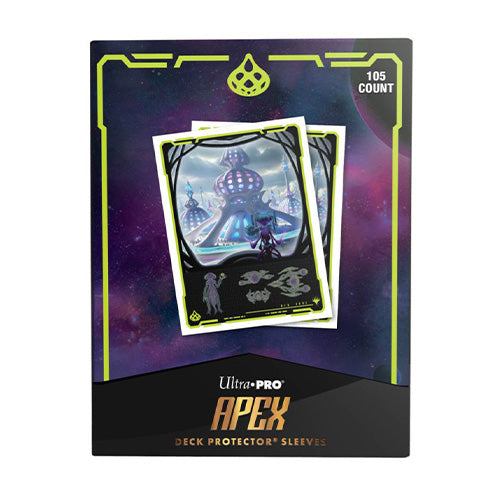 Ultra Pro Magic MTG Edge of Eternities 105ct Apex Deck Protector Sleeves Blue Mythic