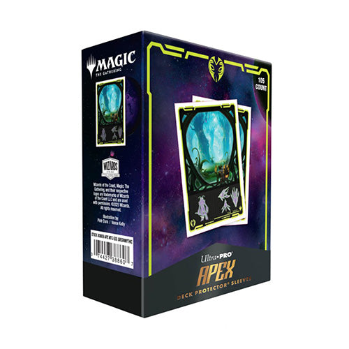 Ultra Pro Magic MTG Edge of Eternities 105ct Apex Deck Protector Sleeves Green Mythic