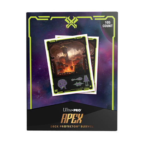 Ultra Pro Magic MTG Edge of Eternities 105ct Apex Deck Protector Sleeves Red Mythic