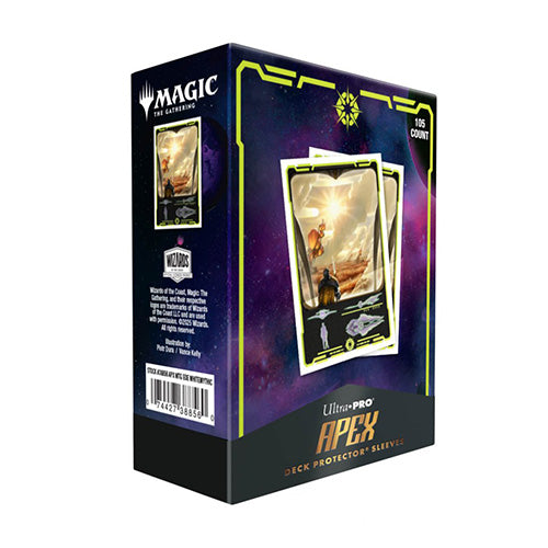 Ultra Pro Magic MTG Edge of Eternities 105ct Apex Deck Protector Sleeves White Mythic