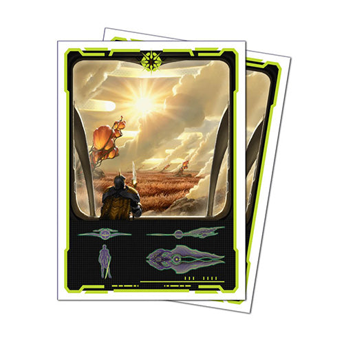 Ultra Pro Magic MTG Edge of Eternities 105ct Apex Deck Protector Sleeves White Mythic