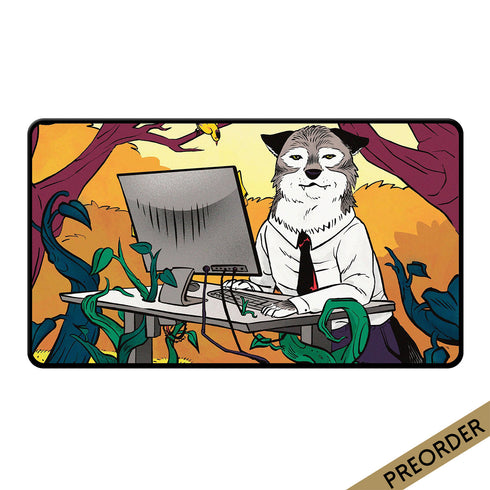 mtg プレイマット / not a wolf secret lair Ultra Pro Magic Secret Lair Playmat - Not A Wolf Black