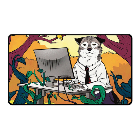 mtg プレイマット / not a wolf secret lair mtg プレイマット / not a wolf secret lair Featuring: Not a