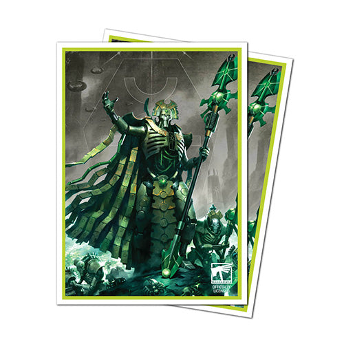 Ultra Pro Necron Codex Aligned 105ct Apex Deck Protector Sleeves for Warhammer 40k