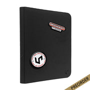 Ultra Pro Patchcraft Zippered 9 Pocket PRO Binder Black