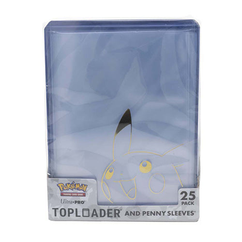Ultra Pro Pikachu Toploader and Penny Sleeves Combo Pack of 25