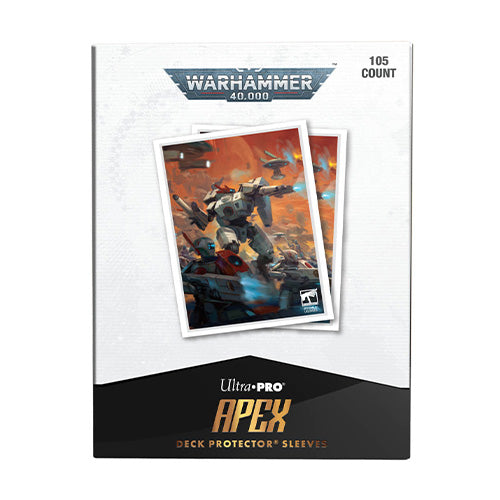 Ultra Pro T'au Empire Codex Aligned 105ct Apex Deck Protector Sleeves for Warhammer 40k