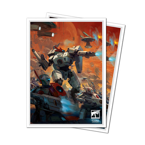 Ultra Pro T'au Empire Codex Aligned 105ct Apex Deck Protector Sleeves for Warhammer 40k