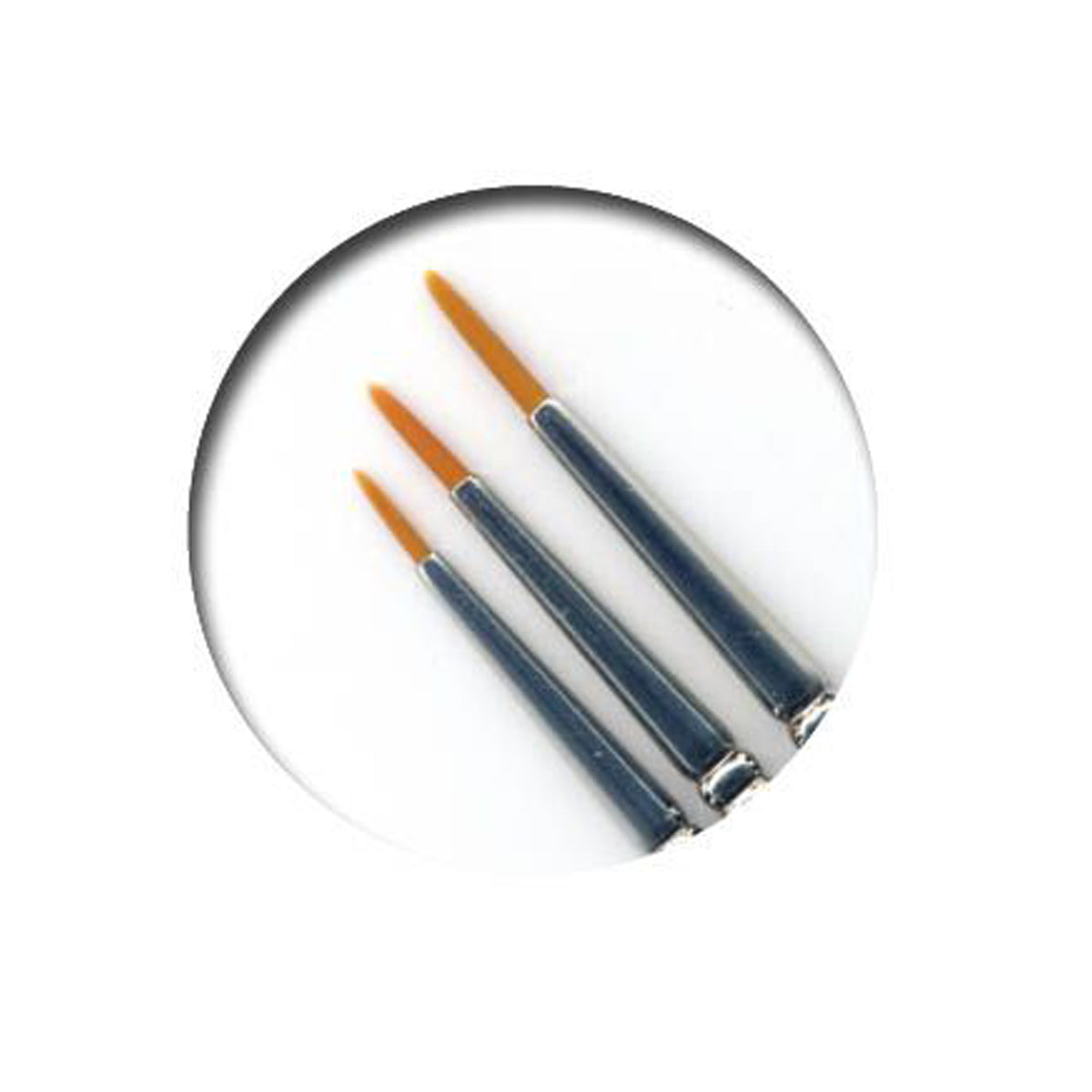 Vallejo Brushes - Detail - Design Set - Synthetic fibers (Sizes 0; 1 & 2)