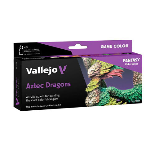 Vallejo Game Colour - Aztec Dragons 8 Colour Set