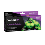 Vallejo Game Colour - Orcs & Goblins 8 Colour Set