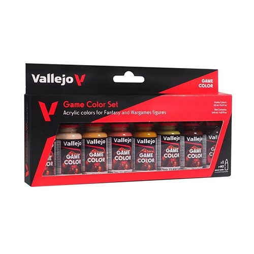 Vallejo Game Colour - Skin Tone 8 Colour Set